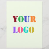 Aangepaste Logo of Foto Business Flyer Sjabloon (Achterkant)