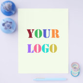 Aangepaste Logo of Foto Business Flyer Sjabloon (Enkel)