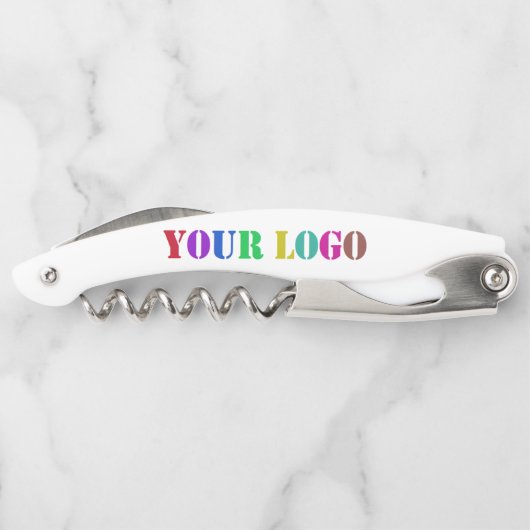 Aangepaste Logo of Foto Business Waiter's Kurkentr Kurkentrekker (Achterkant)