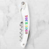 Aangepaste Logo of Foto Business Waiter's Kurkentr Kurkentrekker (Voorkant)