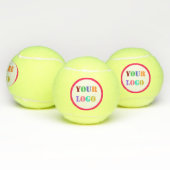 Aangepaste Logo of foto gepersonaliseerde tennisba Tennisballen (Multi)