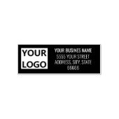 Aangepaste Logo of foto kleur adres stempel Sjablo (Design)