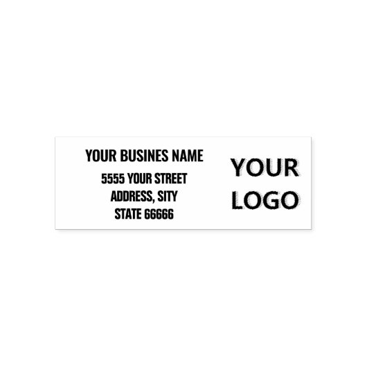 Aangepaste Logo of foto retour adres stempel Sjabl (Design)