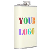 Aangepaste Logo- of fotokolf - Kleur kiezen Heupfles (Rechts)