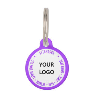 Aangepaste Logo of fotonaam Contactgegevens Pet ID Huisdierpenning