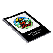 Aangepaste Logo of foto's op maat van spiral noteb Notitieboek (Rechterzijde)