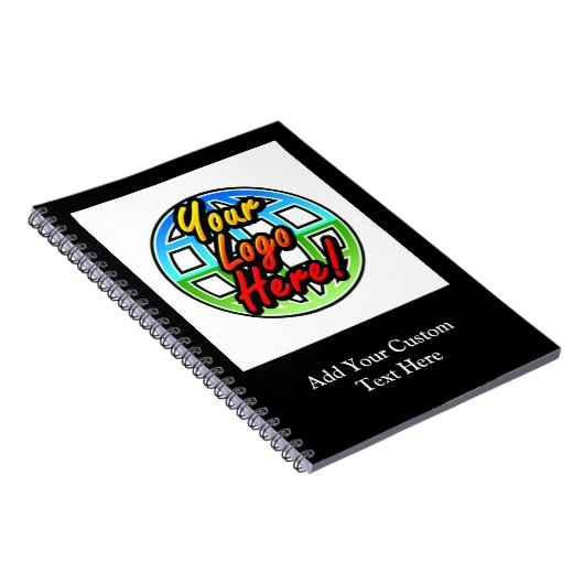 Aangepaste Logo of foto's op maat van spiral noteb Notitieboek (Rechterzijde)