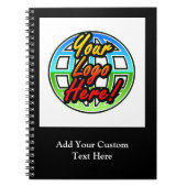 Aangepaste Logo of foto's op maat van spiral noteb Notitieboek (Voorkant)