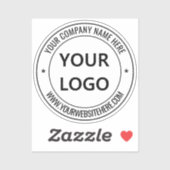 Aangepaste Logo- of Fototekst en Sticker voor kleu (Vel)