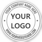 Aangepaste Logo- of Fototekst en Sticker voor kleu (Voorkant)