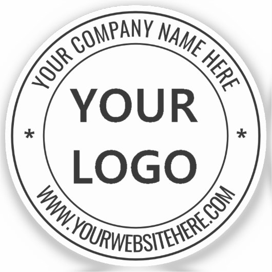 Aangepaste Logo- of Fototekst en Sticker voor kleu (Voorkant)