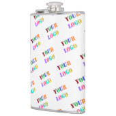 Aangepaste Logo- of maatkolf - Uw kleuren Heupfles (Links)