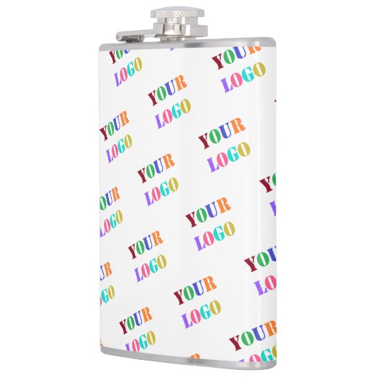 Aangepaste Logo- of maatkolf - Uw kleuren Heupfles (Links)