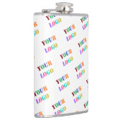 Aangepaste Logo- of maatkolf - Uw kleuren Heupfles (Rechts)