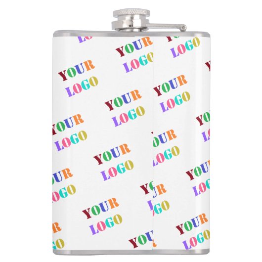 Aangepaste Logo- of maatkolf - Uw kleuren Heupfles (Achterkant)