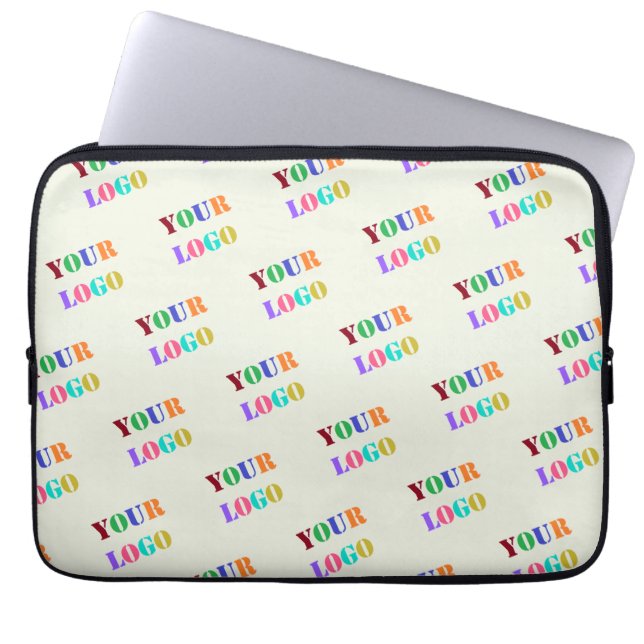 Aangepaste Logo of Photo Business-laptophoes Laptop Sleeve (Voorkant)
