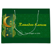 Aangepaste Logo of tekstramadan | EID Groot Cadeauzakje (Voorkant)