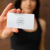 Aangepaste logo - om het even welke kleur achtergr visitekaartje