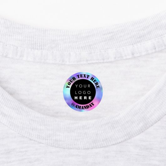 Aangepaste Logo Online Winkel Mode Boutique Hologr Labels (Aangebracht)