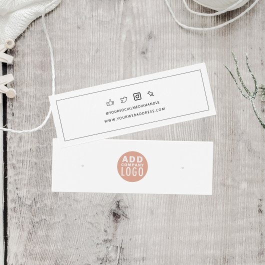 Aangepaste Logo oormerken Display Kaart