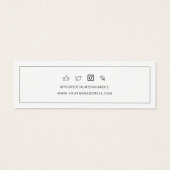 Aangepaste Logo oormerken Display Kaart (Achterkant)