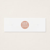 Aangepaste Logo oormerken Display Kaart (Voorkant)