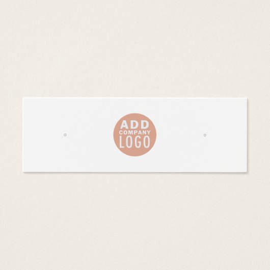 Aangepaste Logo oormerken Display Kaart (Voorkant)