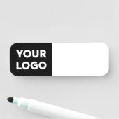 Aangepaste Logo op herbruikbaar droog wasdrogen Naamplaatje (In situ)