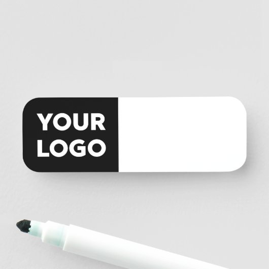 Aangepaste Logo op herbruikbaar droog wasdrogen Naamplaatje (In situ)