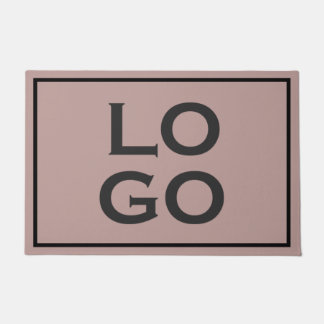 Aangepaste Logo op mosterdroze met Lijst Deurmat