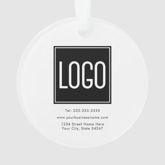 Aangepaste Logo Ornament (achterkant)