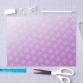 Aangepaste logo paarse gradiënt bedrijfsverpakking tissuepapier (Craft)