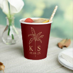 Aangepaste Logo palmpapierbekertjes voor monogram  Papieren Bekers<br><div class="desc">Aangepaste Logo palmpapierbekertjes voor monogram bruiloft</div>