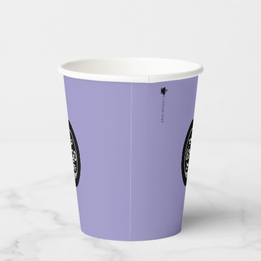 Aangepaste Logo Paper Cup Papieren Bekers (Rechts)
