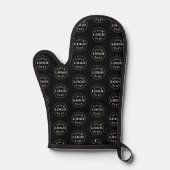 Aangepaste Logo Patroon Oven Mitt voor Keuken Gebr Ovenwant (Voorkant)