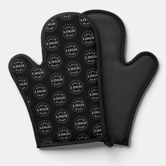 Aangepaste Logo Patroon Oven Mitt voor Keuken Gebr Ovenwant (Voorkant / Achterkant)