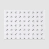 Aangepaste Logo Patroon Wit Promotionele Tissuepapier (Voorkant)