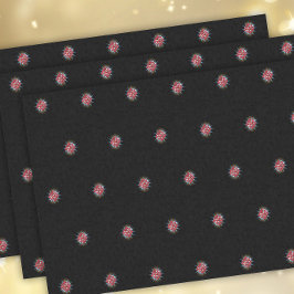 Aangepaste Logo Pattern Black Promotional Tissuepapier
