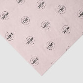 Aangepaste Logo Pattern Blush Pink Promotionele Tissuepapier (Detail)