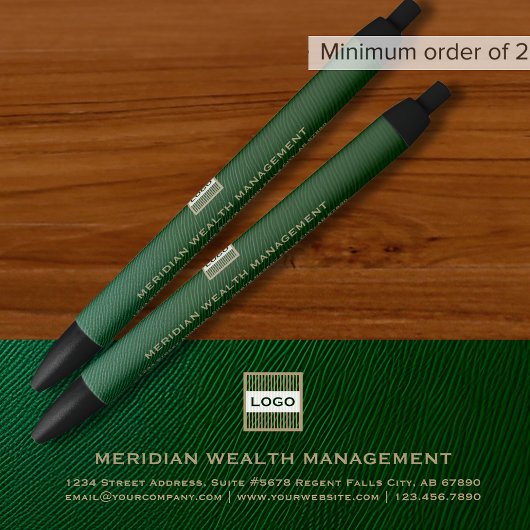 Aangepaste Logo-pen Zwarte Inkt Pen