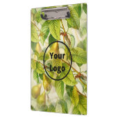 Aangepaste logo peren en bladeren klembord (Links)