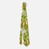 Aangepaste logo peren en bladeren stropdas (Achterkant)