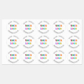 Aangepaste Logo Photo Website Naam Info Labels (Vel)