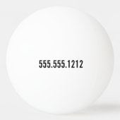 Aangepaste Logo pingpong Balls Pingpongbal (Achterkant)