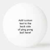 Aangepaste Logo pingpongbal, geen minimumhoeveelhe Pingpongbal (Achterkant)