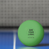 Aangepaste Logo pingpongbal - groen (Net)