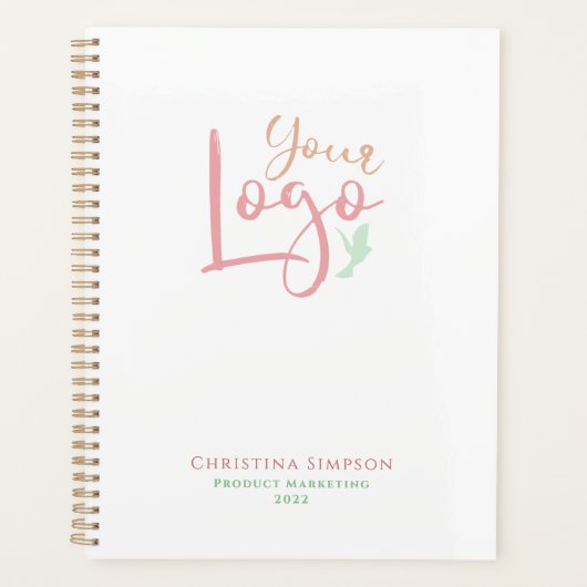 Aangepaste Logo Planner (Voorkant)