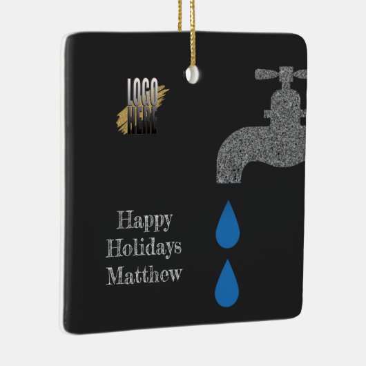 Aangepaste Logo-plug handwerktuigbouwmachines Keramisch Ornament (Rechts)