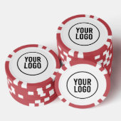 Aangepaste Logo Poker Chips (Opstapeling)