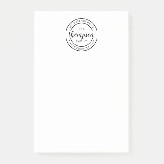 Aangepaste Logo Post-it® Notes (Voorkant)